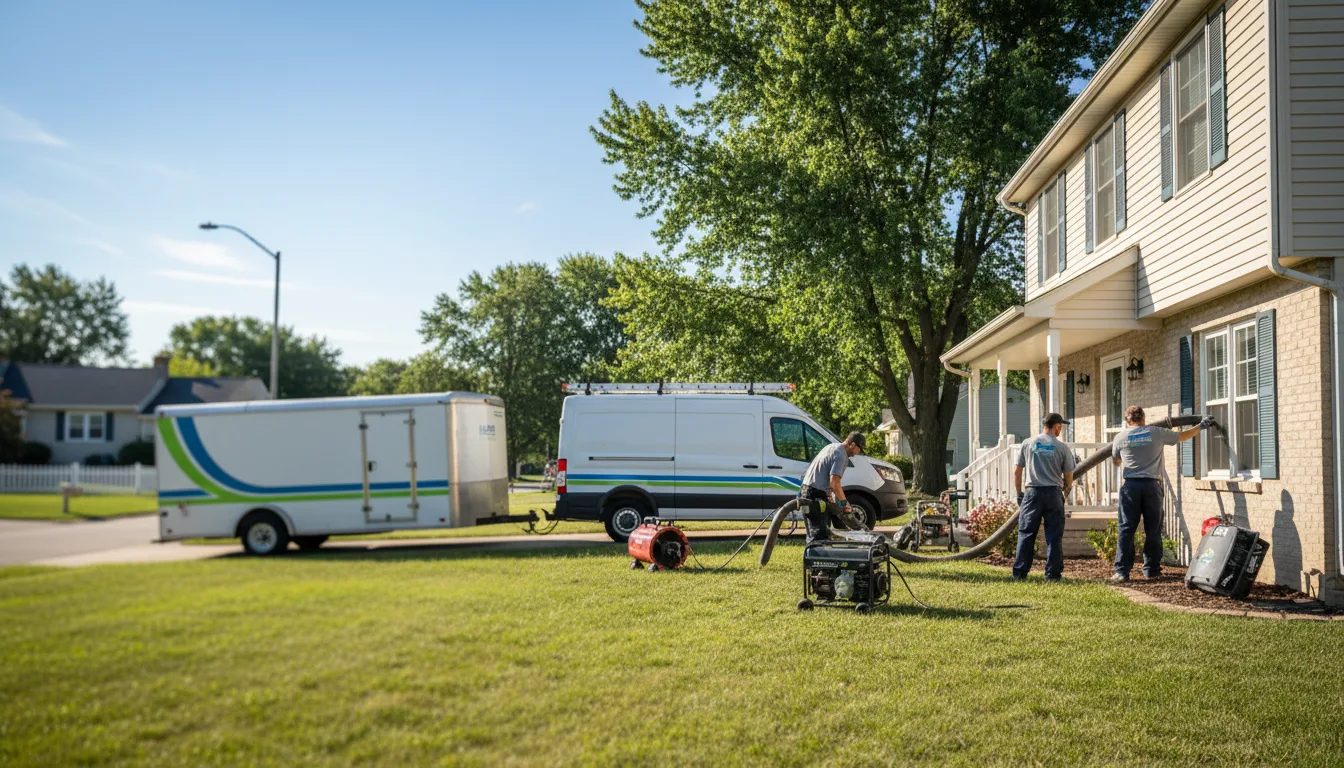 Flooded Basement Restoration And Cleanup With Repair in Wisconsin Dells, WI near me
